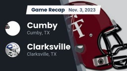 Recap: Cumby  vs. Clarksville  2023