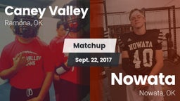 Matchup: Caney Valley vs. Nowata  2016