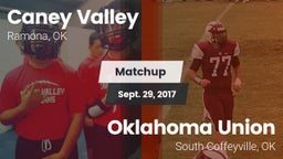 Matchup: Caney Valley vs. Oklahoma Union  2016