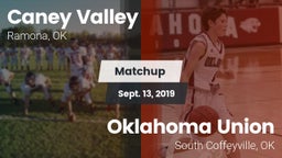 Matchup: Caney Valley vs. Oklahoma Union  2019