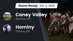 Recap: Caney Valley  vs. Hominy  2020