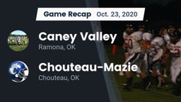 Recap: Caney Valley  vs. Chouteau-Mazie  2020