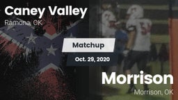 Matchup: Caney Valley vs. Morrison  2020