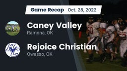 Recap: Caney Valley  vs. Rejoice Christian  2022