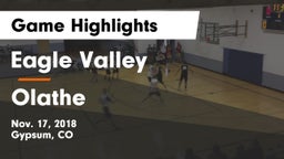 Eagle Valley  vs Olathe  Game Highlights - Nov. 17, 2018