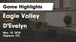 Eagle Valley  vs D'Evelyn  Game Highlights - Nov. 19, 2018