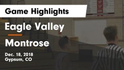 Eagle Valley  vs Montrose  Game Highlights - Dec. 18, 2018