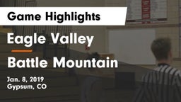 Eagle Valley  vs Battle Mountain  Game Highlights - Jan. 8, 2019