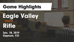 Eagle Valley  vs Rifle  Game Highlights - Jan. 18, 2019
