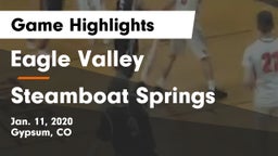 Eagle Valley  vs Steamboat Springs  Game Highlights - Jan. 11, 2020