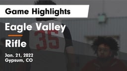 Eagle Valley  vs Rifle  Game Highlights - Jan. 21, 2022