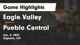 Eagle Valley  vs Pueblo Central  Game Highlights - Jan. 4, 2024
