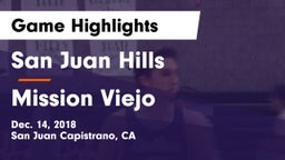 San Juan Hills  vs Mission Viejo  Game Highlights - Dec. 14, 2018