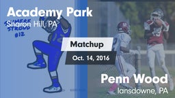 Matchup: Academy Park vs. Penn Wood  2016