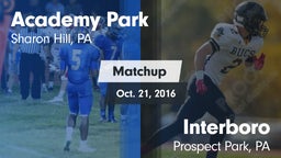 Matchup: Academy Park vs. Interboro  2016