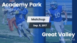 Matchup: Academy Park vs. Great Valley  2017