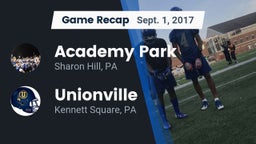 Recap: Academy Park  vs. Unionville  2017