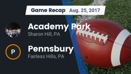 Recap: Academy Park  vs. Pennsbury  2017