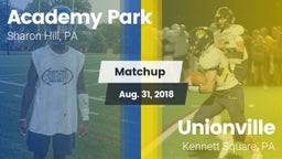 Matchup: Academy Park vs. Unionville  2018