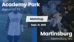 Matchup: Academy Park vs. Martinsburg  2018