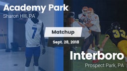 Matchup: Academy Park vs. Interboro  2018
