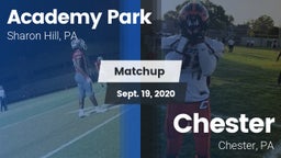 Matchup: Academy Park vs. Chester  2020