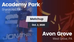 Matchup: Academy Park vs. Avon Grove  2020
