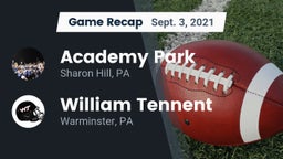 Recap: Academy Park  vs. William Tennent  2021