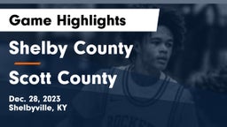 Shelby County  vs Scott County  Game Highlights - Dec. 28, 2023