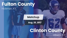 Matchup: Fulton County vs. Clinton County  2017