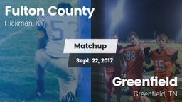 Matchup: Fulton County vs. Greenfield  2017
