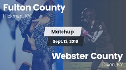 Matchup: Fulton County vs. Webster County  2019