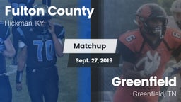 Matchup: Fulton County vs. Greenfield  2019