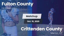 Matchup: Fulton County vs. Crittenden County  2020