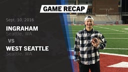Recap: Ingraham  vs. West Seattle  2016