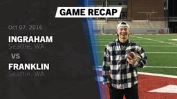 Recap: Ingraham  vs. Franklin  2016