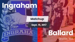 Matchup: Ingraham vs. Ballard  2017