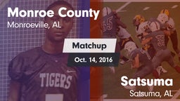 Matchup: Monroe County vs. Satsuma  2016
