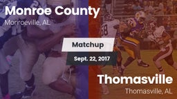 Matchup: Monroe County vs. Thomasville  2017
