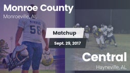 Matchup: Monroe County vs. Central  2017