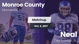 Matchup: Monroe County vs. Neal  2017