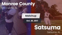 Matchup: Monroe County vs. Satsuma  2017