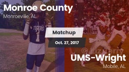 Matchup: Monroe County vs. UMS-Wright  2017