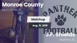 Matchup: Monroe County vs. J.F. Shields  2018