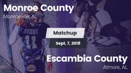 Matchup: Monroe County vs. Escambia County  2018