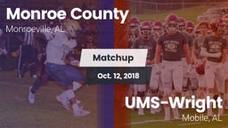 Matchup: Monroe County vs. UMS-Wright  2018