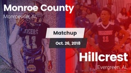 Matchup: Monroe County vs. Hillcrest  2018