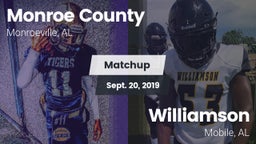 Matchup: Monroe County vs. Williamson  2019