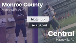 Matchup: Monroe County vs. Central  2019