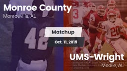 Matchup: Monroe County vs. UMS-Wright  2019